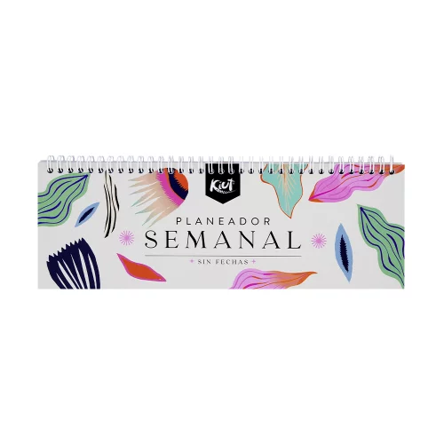 Planeador Semanal Kiut 2025 The Colors Of My Life (Sin fecha)
