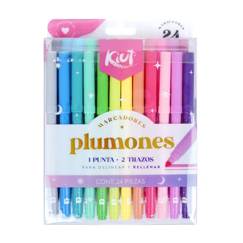 Plumones Kiut Lavables X24