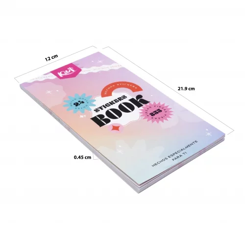 Stickers Book Kiut x 24 Hojas