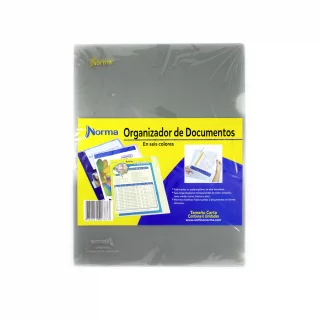 Archivo Plastico Organizador Documentos 29.3 X 22.6Cm Paqt X 6 Colores Ue 20 Und