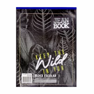 Block Carta Cuadriculado Jean Book - Wild