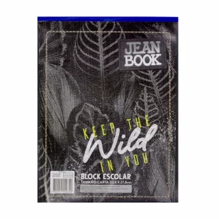 Block Carta Línea Corriente Jean Book - Wild