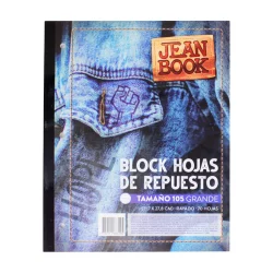 Block De Repuestos Jean Book Carta Linea Corriente