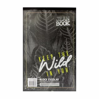 Block Oficio Cuadriculado Jean Book - Wild