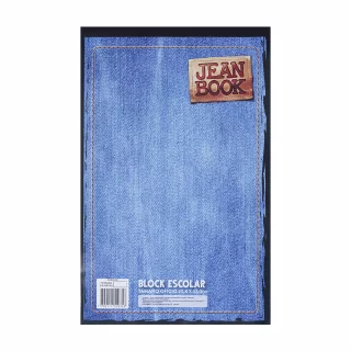 Block oficio línea corriente Jean Book  - Denim azul oscuro