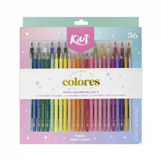 Caja De Colores Kiut X 36