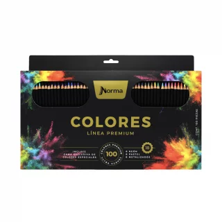 Caja de Colores Norma Premium X100