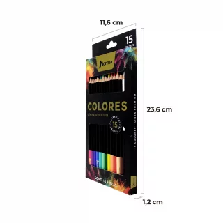 Caja de Colores Norma Premium X15