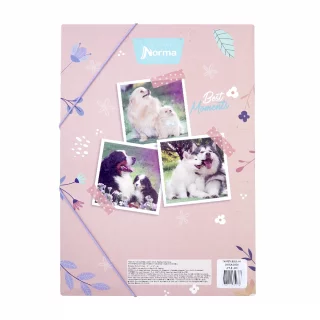Carpeta Escolar Carton Dogs - Little Love