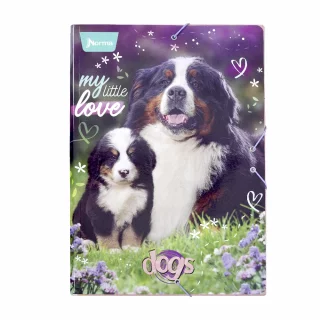 Carpeta Escolar Carton Dogs - Little Love
