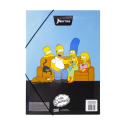 Carpeta Escolar Carton Simpsons  3 Bart