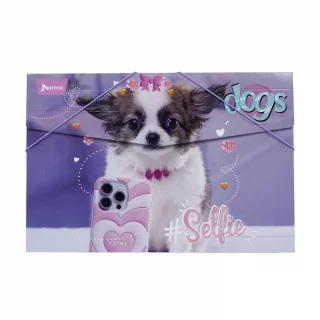 Carpeta Fuelle Carton Dogs - #Selfie