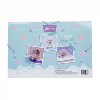 Carpeta Fuelle Carton Dogs - Bath Time