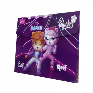 Carpeta Fuelle Carton Peluches - Clase De Baile