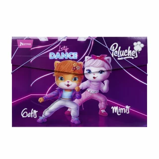 Carpeta Fuelle Carton Peluches - Clase De Baile
