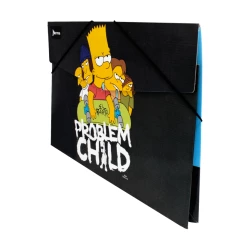 Carpeta Fuelle Carton Simpsons  2 Problem Child