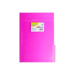 Carpeta Plastica Legajadora Oficio Fucsia