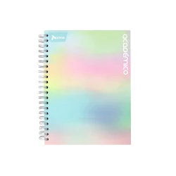Cuaderno Argollado Durabook 105 Academico Femenino 175 Hojas 7 Materias Mixto   8 Soft Verde