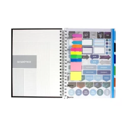 Cuaderno Argollado Durabook 105 Academico Masculino 175 Hojas 7 Materias Mixto    3 Rojo