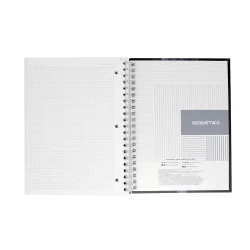 Cuaderno Argollado Durabook 105 Academico Masculino 175 Hojas 7 Materias Mixto    3 Rojo