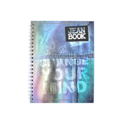 Cuaderno Argollado Durabook 105 Jean Book 80 Hojas Cuadriculado    9 Mind