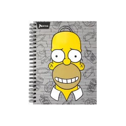 Cuaderno Argollado Durabook 105 The Simpsons 175 Hojas Cuadriculado    5 Homero