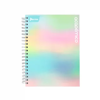 Cuaderno Argollado Durabook 95 Academico Femenino 175 Hojas 7 Materias Mixto   8 Soft Verde
