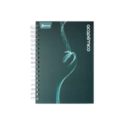 Cuaderno Argollado Durabook 95 Academico Masculino 175 Hojas 7 Materias Mixto   7 Humo Verde