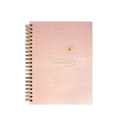 Cuaderno Argollado Durabook Cuero Kiut Grande 160 Hojas 5 Materias Mixto Stay Simple