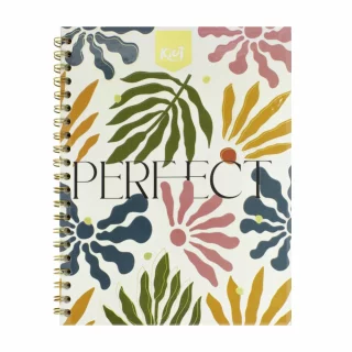 Cuaderno Argollado Durabook Grande Kiut 80 Hojas Linea Corriente  Perfect