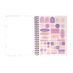 Cuaderno Argollado Durabook Kiut Grande 160 Hojas 5 Materias Cuadriculado You Are Infinite
