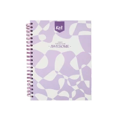 Cuaderno Argollado Durabook Kiut Grande 160 Hojas 5 Materias Mixto Dont Forget To Be