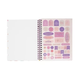 Cuaderno Argollado Durabook Kiut Grande 175 Hojas 7 Materias Cuadriculado You Are Infinite
