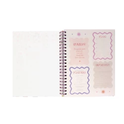 Cuaderno Argollado Durabook Kiut Grande 175 Hojas 7 Materias Mixto You Are Infinite