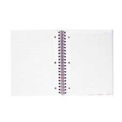 Cuaderno Argollado Durabook Kiut Grande 175 Hojas 7 Materias Mixto You Are Infinite