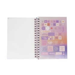 Cuaderno Argollado Durabook Kiut Mediano 160 Hojas 5 Materias Cuadriculado Do It For Your Future