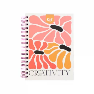 Cuaderno Argollado Durabook Kiut Mediano 160 Hojas 5 Materias Mixto Creativity