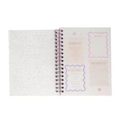 Cuaderno Argollado Durabook Kiut Mediano 160 Hojas 5 Materias Mixto Do It For Your Future