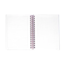 Cuaderno Argollado Durabook Kiut Mediano 160 Hojas 5 Materias Mixto Let The Sea