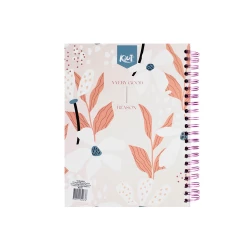 Cuaderno Argollado Durabook Kiut Mediano 175 Hojas 7 Materias Cuadriculado Raison Detre