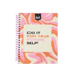 Cuaderno Argollado Durabook Kiut Mediano 175 Hojas 7 Materias Mixto Do It For Your Future