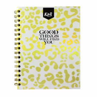 Cuaderno Argollado Durabook Mediano Kiut 80 Hojas Cuadriculado  Good Things