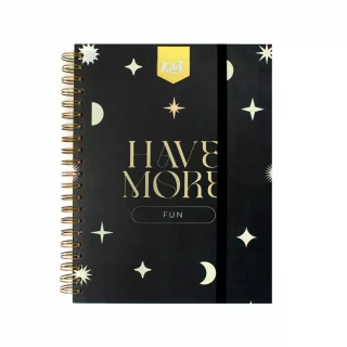 Cuaderno Argollado Durabook Platino Grande Kiut 175 Hojas 7 Materias Cuadriculado Have More Fun
