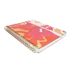 Cuaderno Argollado Durabook Platino Grande Kiut 175 Hojas 7 Materias Cuadriculado Keep Going