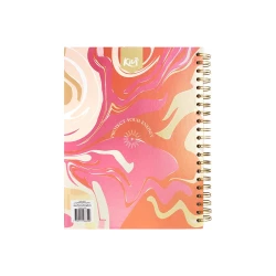 Cuaderno Argollado Durabook Platino Grande Kiut 175 Hojas 7 Materias Cuadriculado Keep Going