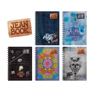 Cuaderno Argollado Pequeño 80 Hojas Linea Corriente Jean Book