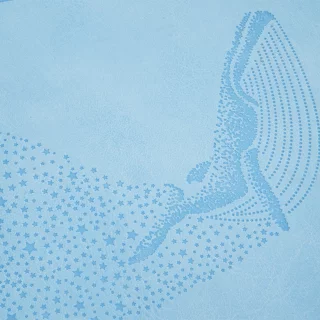 Cuaderno Argollado tapa dura  grande Multimateria 7M Cuadriculado Norma Cuero - Fiammin Azul Claro