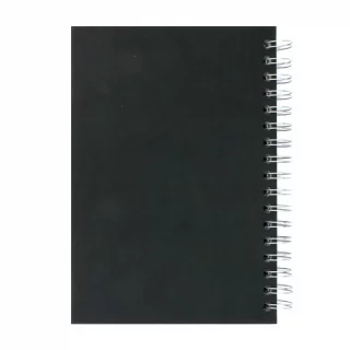 Cuaderno Argollado Tapa Dura  Mediano  7 Materias Cuadriculado Norma Cuero  - Vivella Verde Vibes