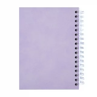 Cuaderno Argollado tapa dura  mediano Multimateria 7M Linea Corriente Norma Cuero - Fiammin Lila