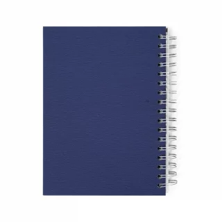 Cuaderno Argollado tapa dura  mediano Multimateria 7M Linea Corriente Norma Cuero - Graffio Azul